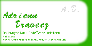 adrienn dravecz business card